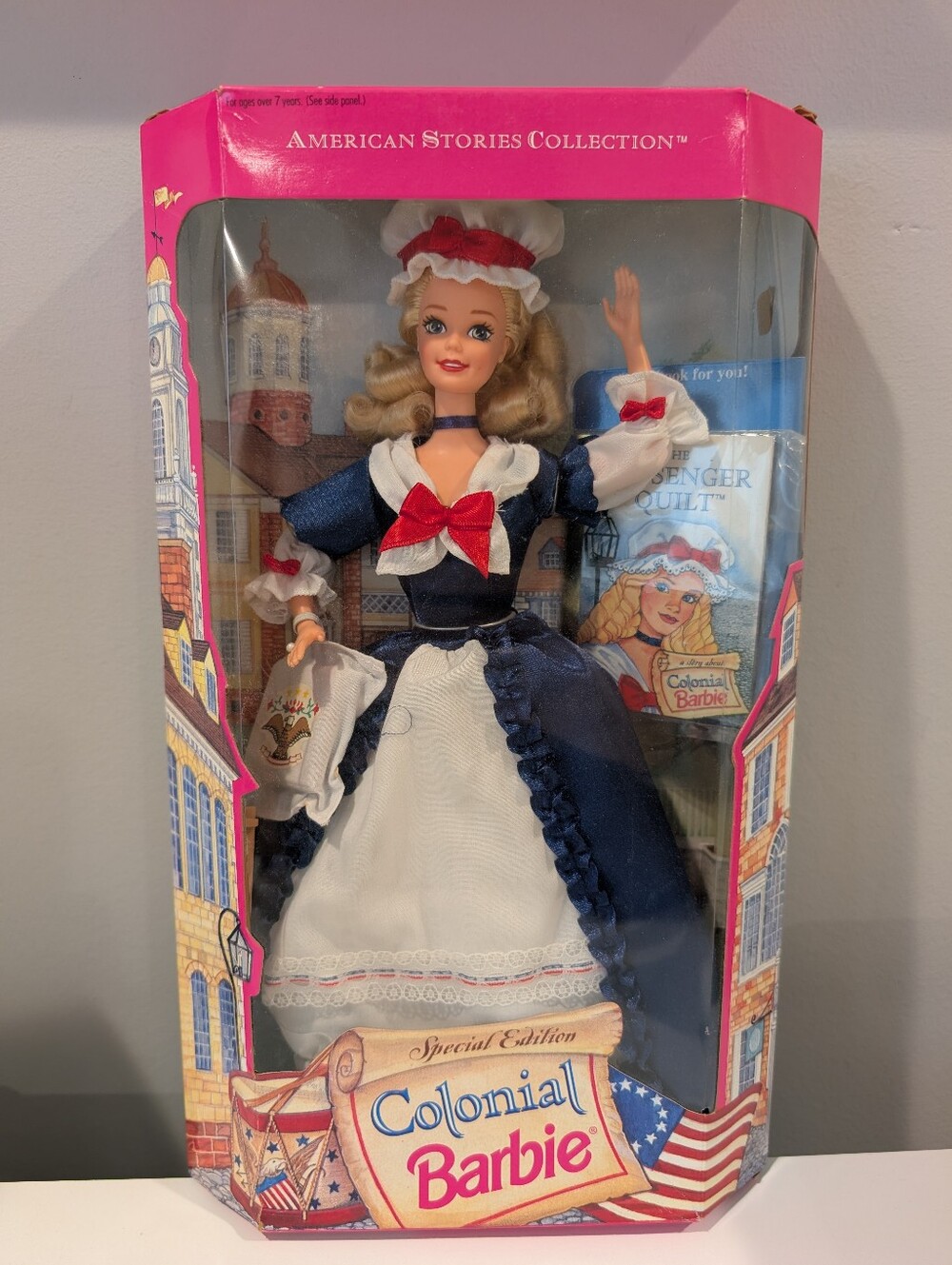 1994 Colonial Barbie Special Edition American Stories Collection Mattel #12578